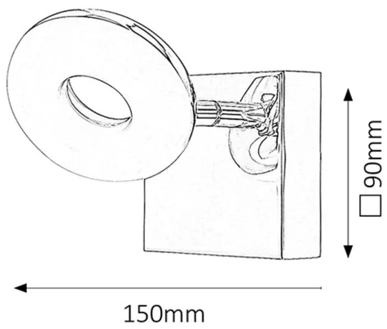Rabalux 5716 - LED Fürdőszobai lámpa BEATA LED/5W/230V