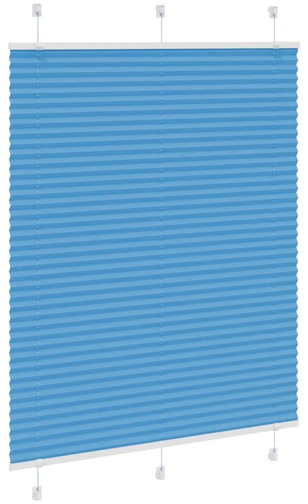 pliszírozott redőny kék 110x150 cm szövetszélesség 109,4 cm