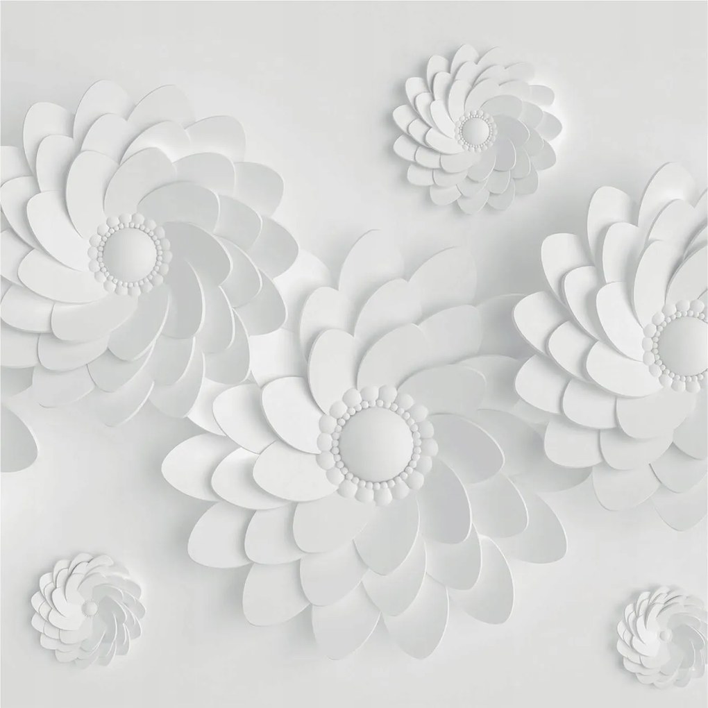 Fotótapéta Flizelin Hálószoba Fal Virágos elegancia 250x250 Ragasztó