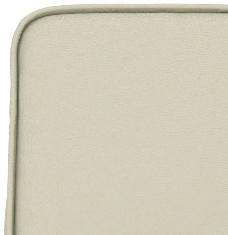 vidaXL krémszínű műbőr pihenőszék 54 x 75 x 76 cm