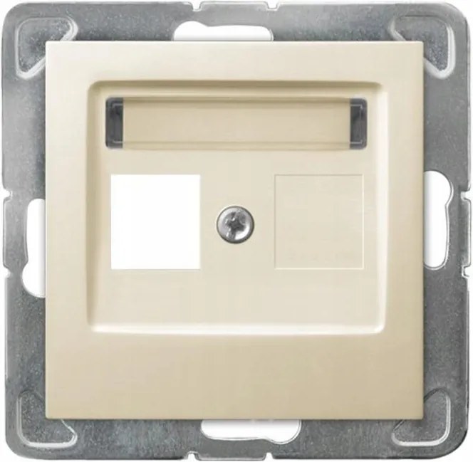 Ospel ekrü impresszió Keystone egyenes Gpk típusú szimpla aljzat ház