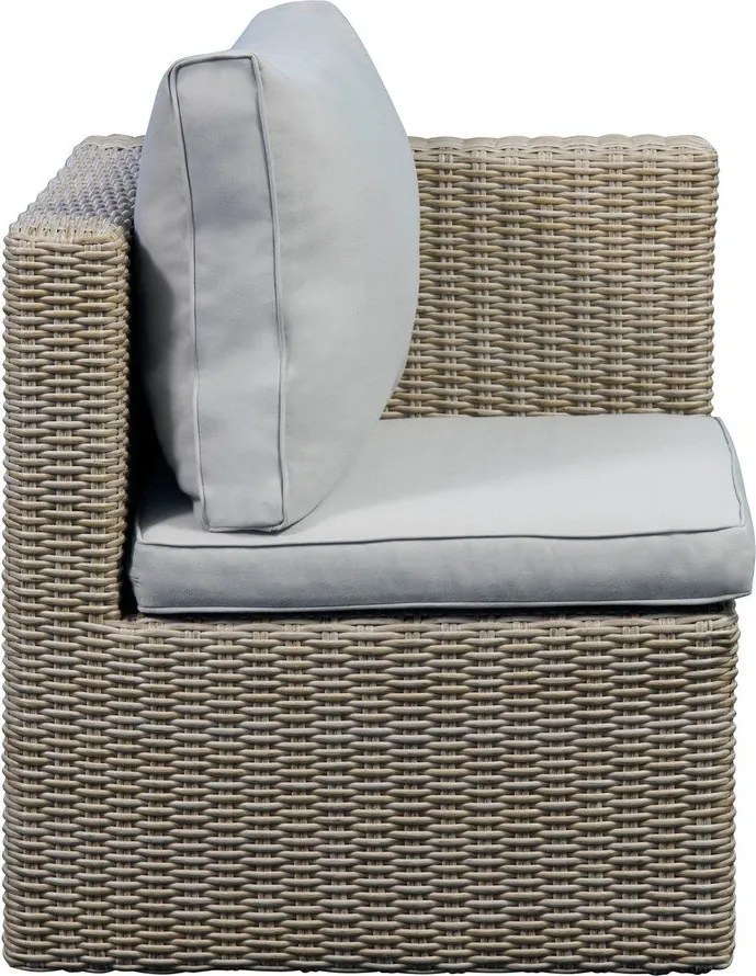 Bézs-világosbarna kétszemélyes kerti lounge szett Modular – Unique Furniture