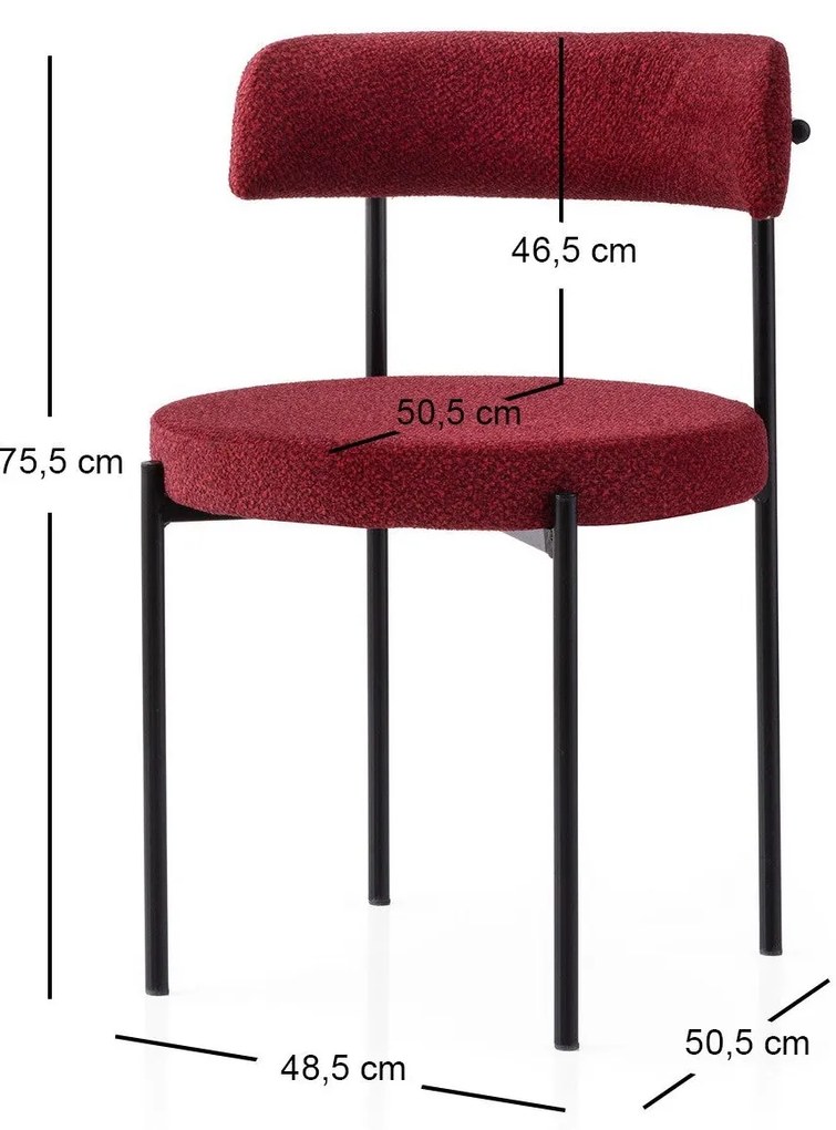 Étkezőszék szett (2 db) Gını - 4009 V2