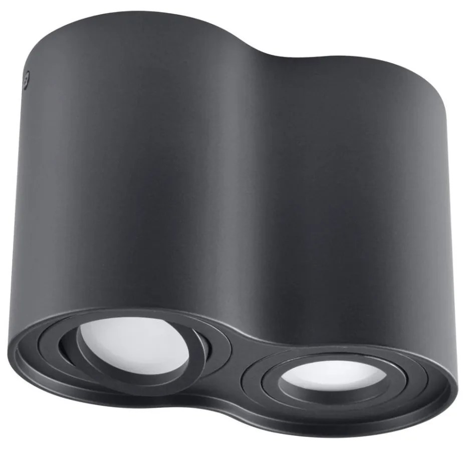 Spotlámpa HADAR 2xGU10/10W/230V fekete