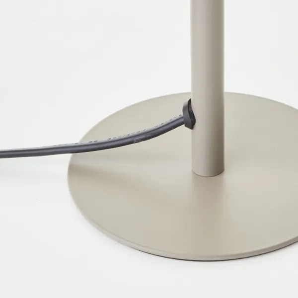 Brilliant - Asztali lámpa PETITE 1xE14/28W/230V szürke