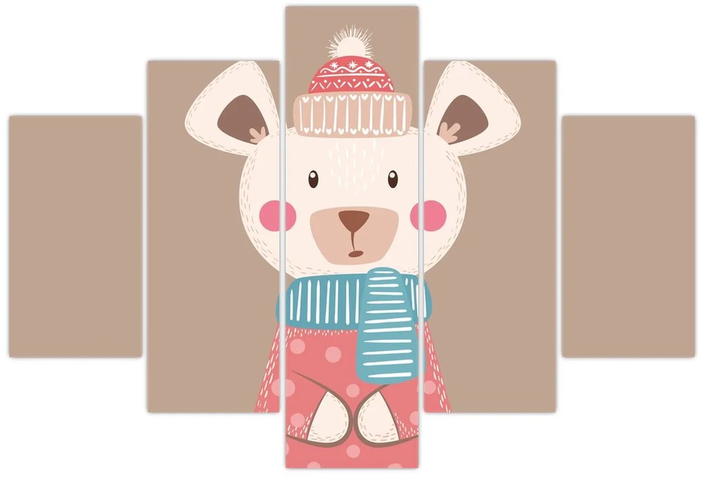 Kép - Egér sállal (150x105 cm)