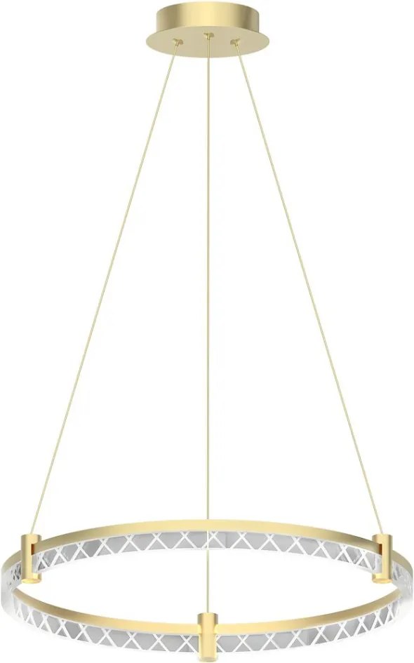MILAGRO ML0996 ELEGANCE Modern Led Függesztett Lámpa Arany LED IP20
