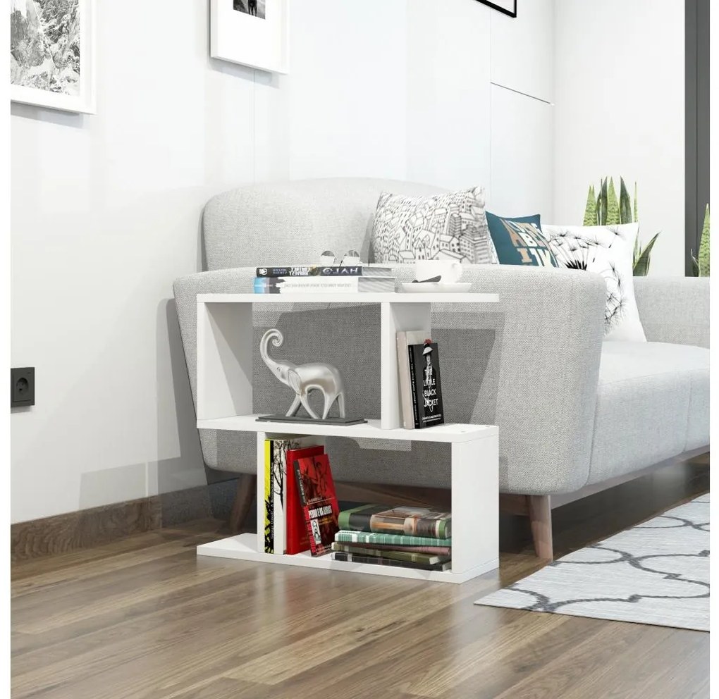 Asztal LALE 55x60 cm fehér