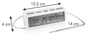 Tescoma digitális sütőhőmérő, időzítővel ACCURA,