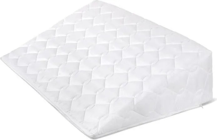 Bellatex Fehér, varrott, ék alakú fejtámla, 80 x 50 x 20 cm