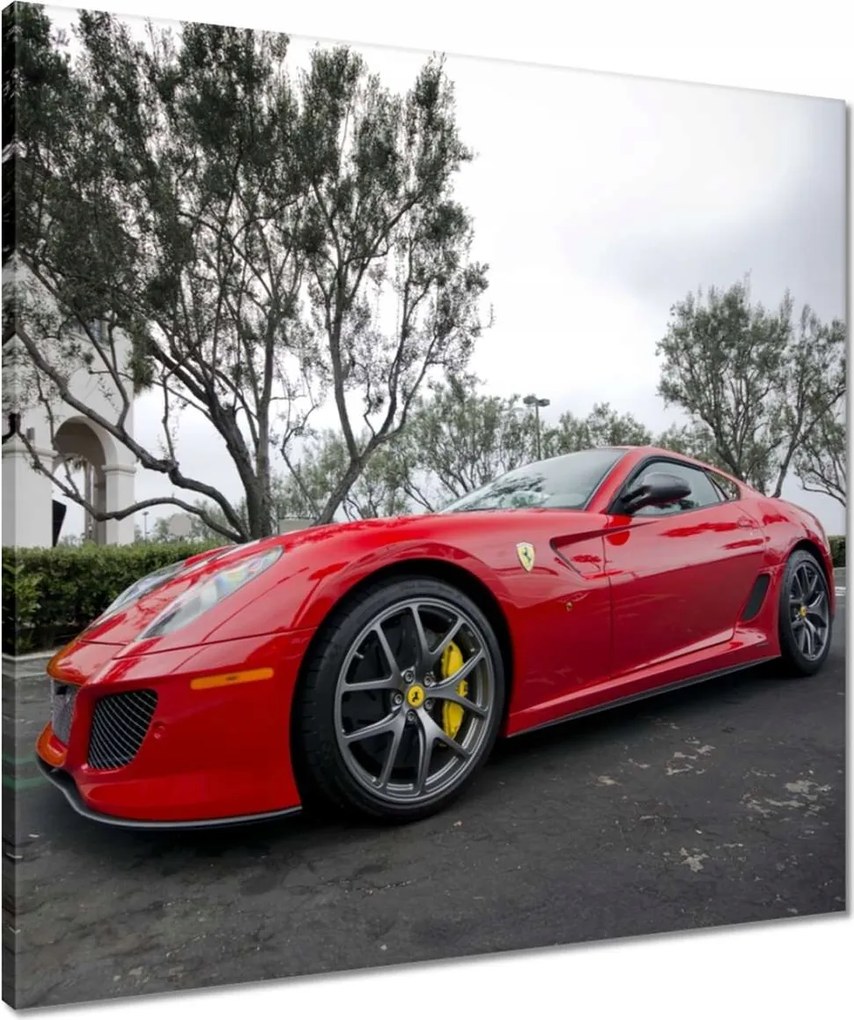 Vászonkép 60x60 Piros Ferrari autó
