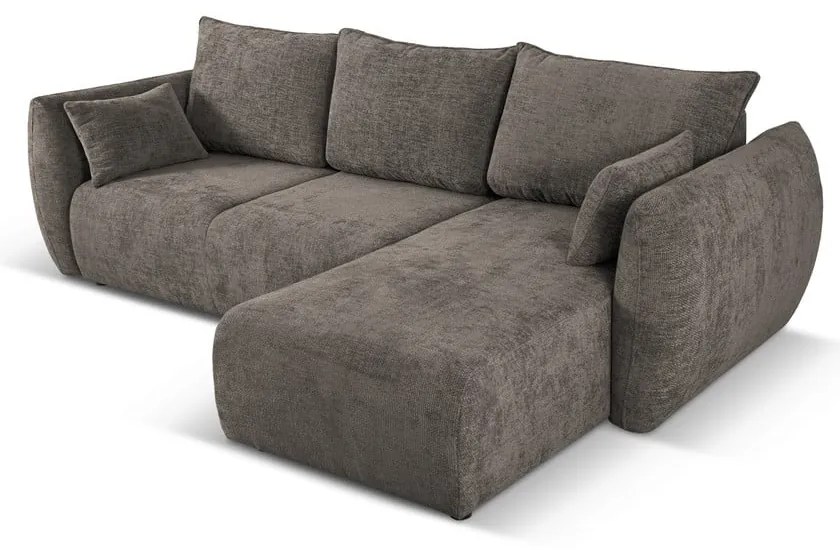 Szürke sarokkanapé (jobb oldali) Matera – Cosmopolitan Design