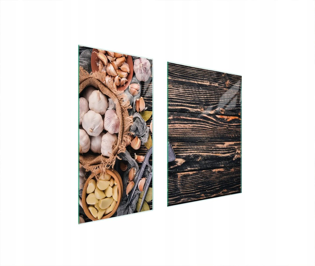 Üveg Védőlap Deszka 75x52 Étel Edzett Üveg