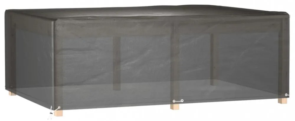 2 db téglalap alakú kerti bútorhuzat 12 fűzőlyukkal 230x165x80
