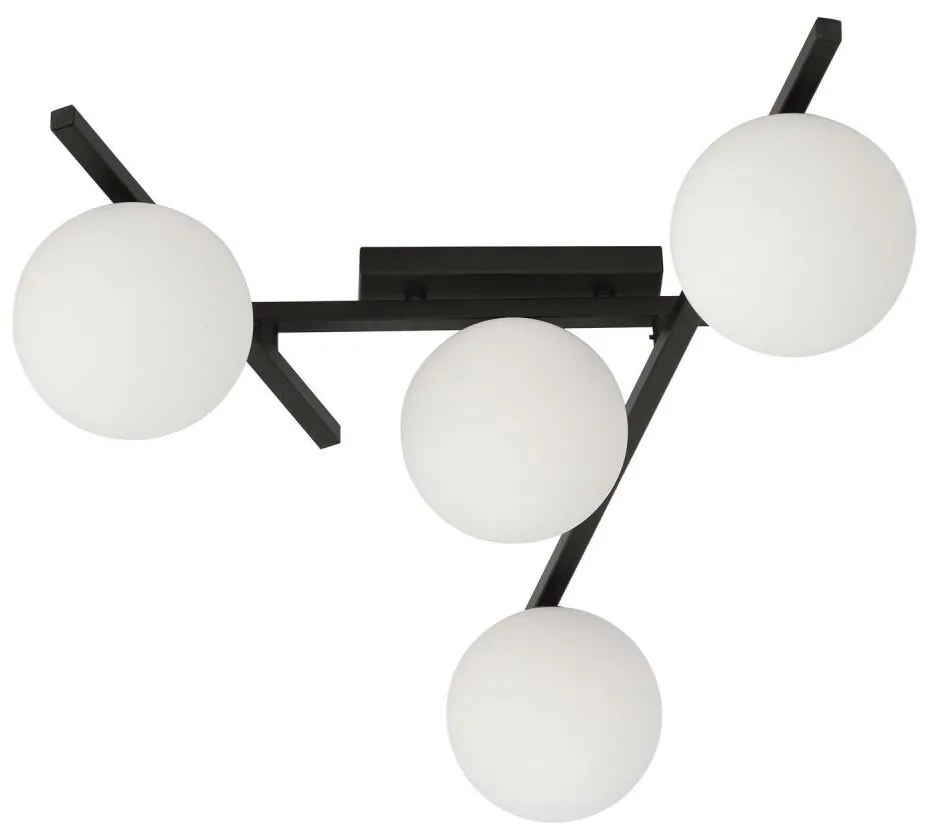 Mennyezeti lámpa SMART 4xE14/10W/230V fekete/fehér