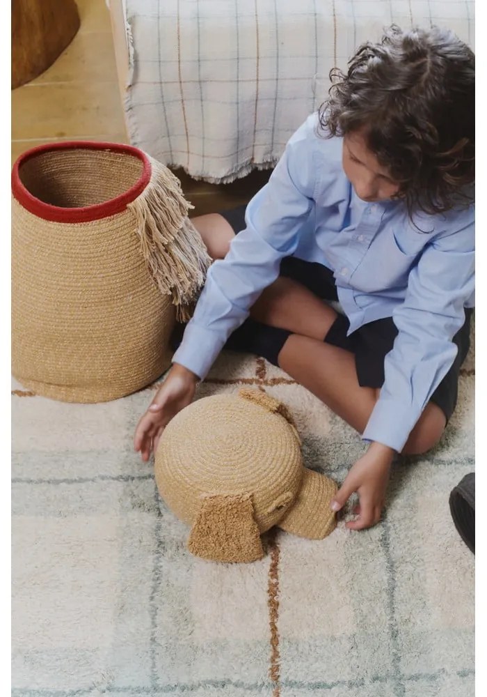 Bézs textil játéktároló kosár 40x30x55 cm Luna – Lorena Canals