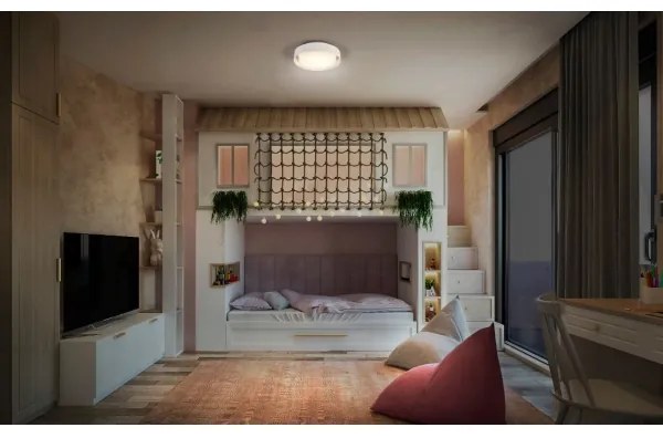 Ledvance - Mennyezeti lámpa ORBIS MADRID 2xE27/10W/230V fehér