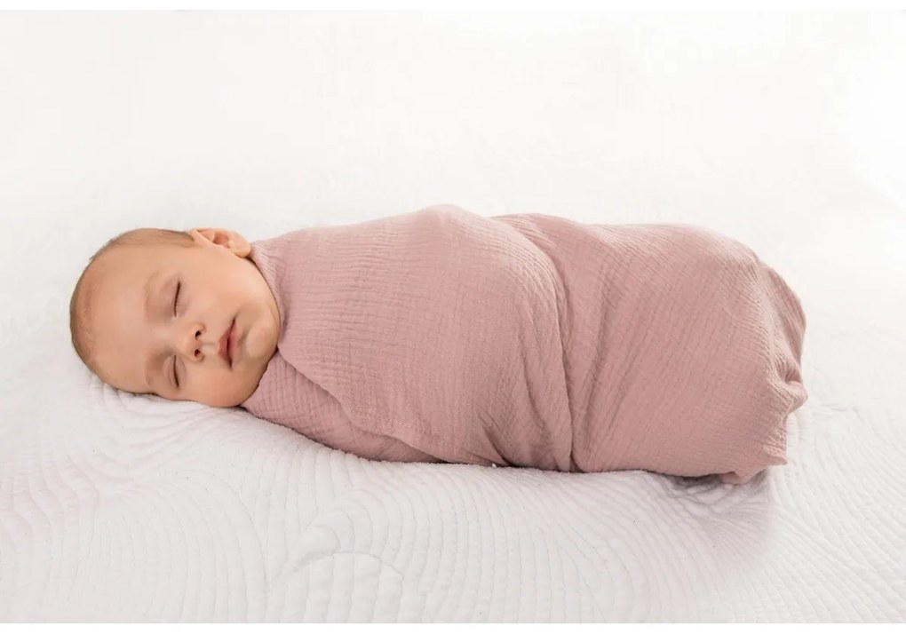 Babymatex Wrap rózsaszín , 80 x 120 cm