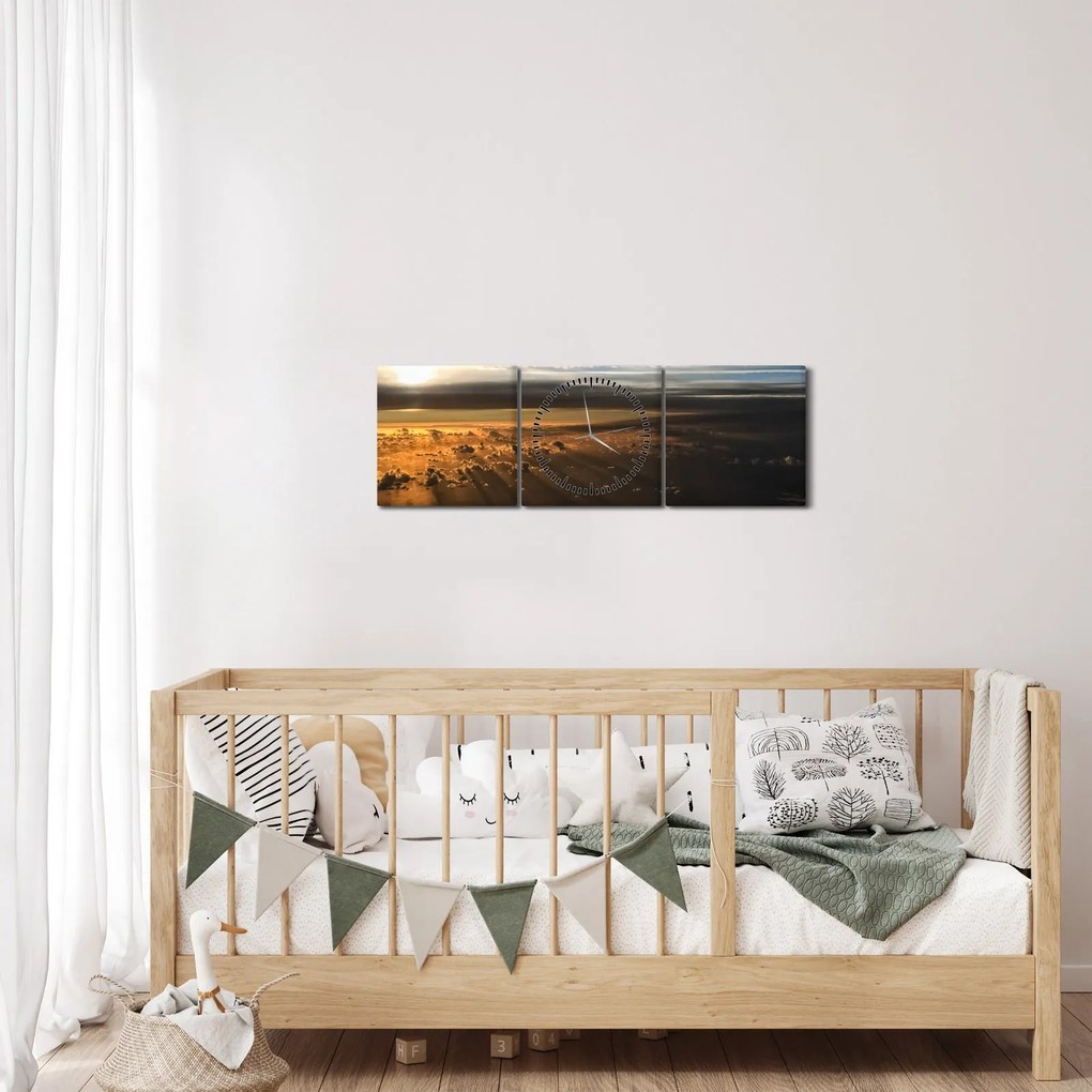Az ég képe (órával) (90x30 cm)