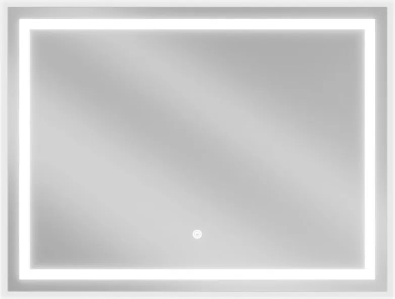 Mexen Miko fürdőszobai megvilágított tükör 80 x 60 cm, LED 6000K, páramentes - 9819-080-060-611-00