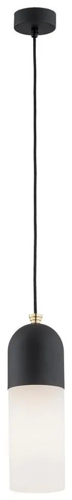 Argon 4213 - Csillár zsinóron BURGOS 1xE27/15W/230V fekete