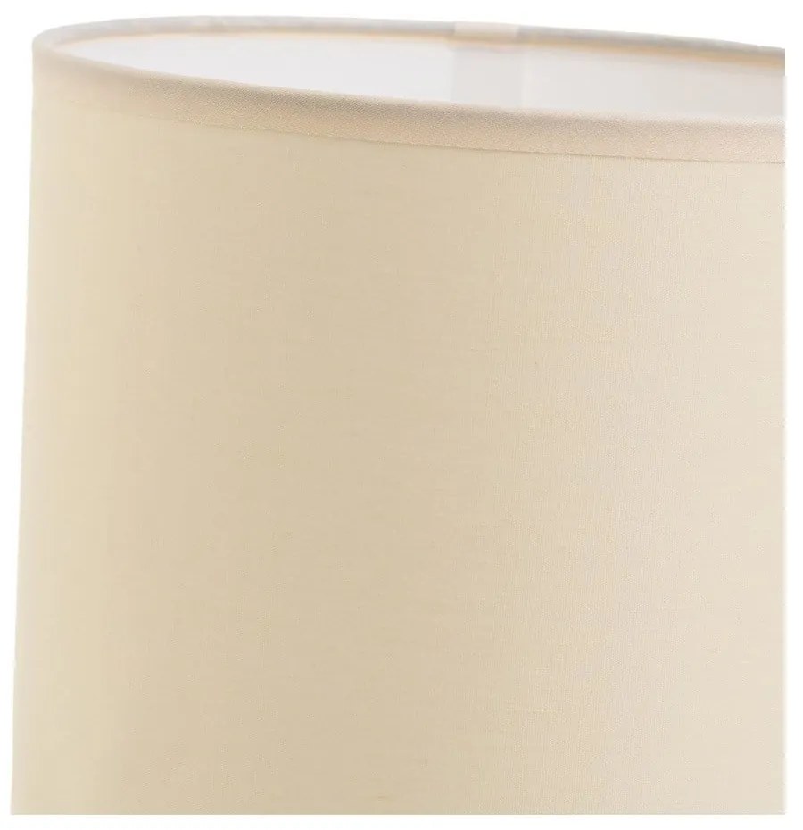 Téglavörös-krémszínű asztali lámpa textil búrával (magasság 39 cm) – Casa Selección