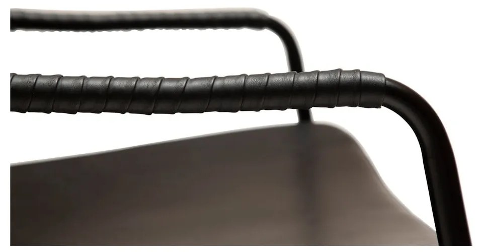 Boto fekete bőrutánzat fotel - DAN-FORM Denmark