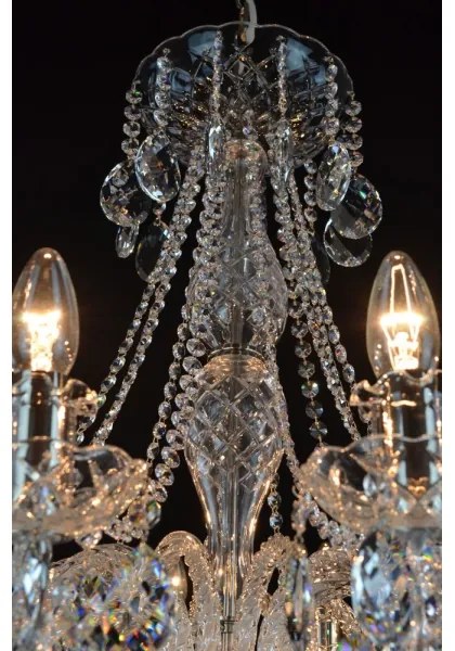 Wranovsky JWZ124122101 - IMPERIAL kristály csillár láncon, 12xE14/40W/230V