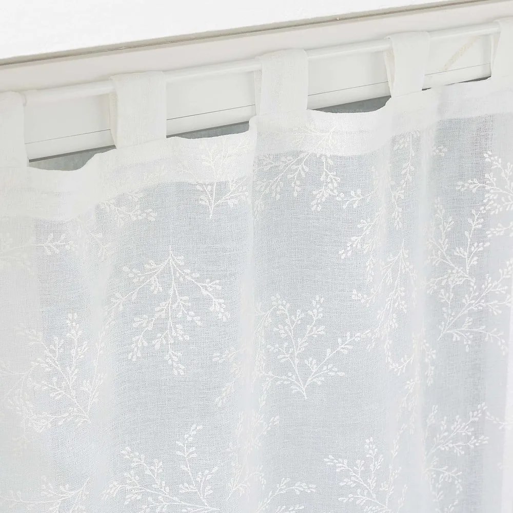 Fehér átlátszó függöny szett 2 db-os 60x120 cm Karla – douceur d'intérieur