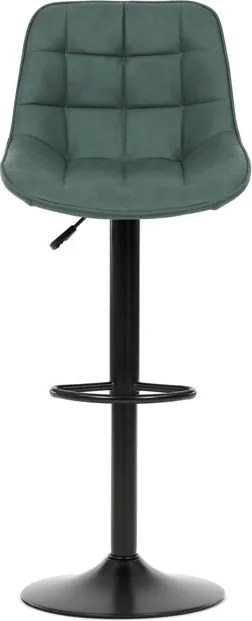 Bárszék zöld színben, szövet kárpittal AUB-V3066 GRN3