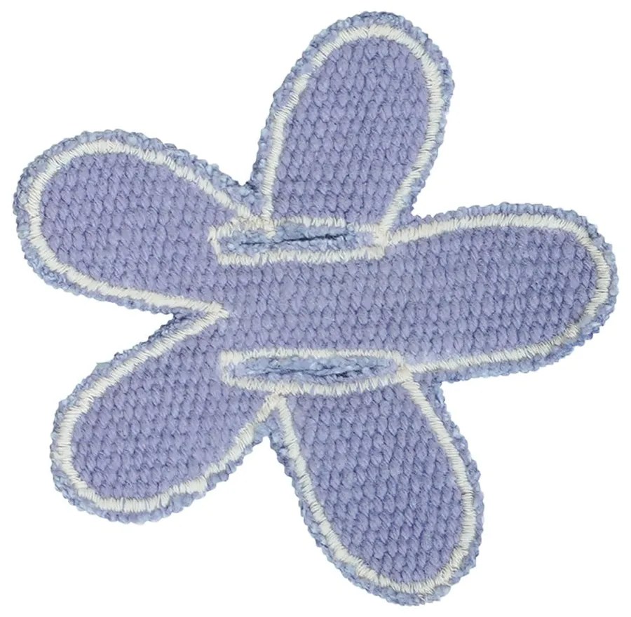 Krémszínű pamut gyerek játszószőnyeg 120x160 cm Wildflowers – Lorena Canals