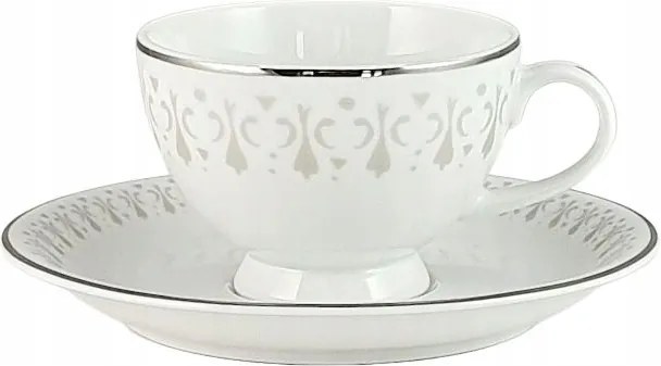 Iryda Platin kávés/teás csésze csészealjjal 0,2 l-Bogucice