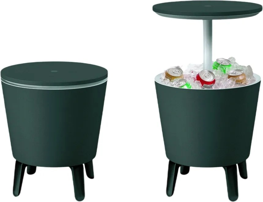 Keter Cool Bar Rattan kerti hűtőtáska 30 l,antracit