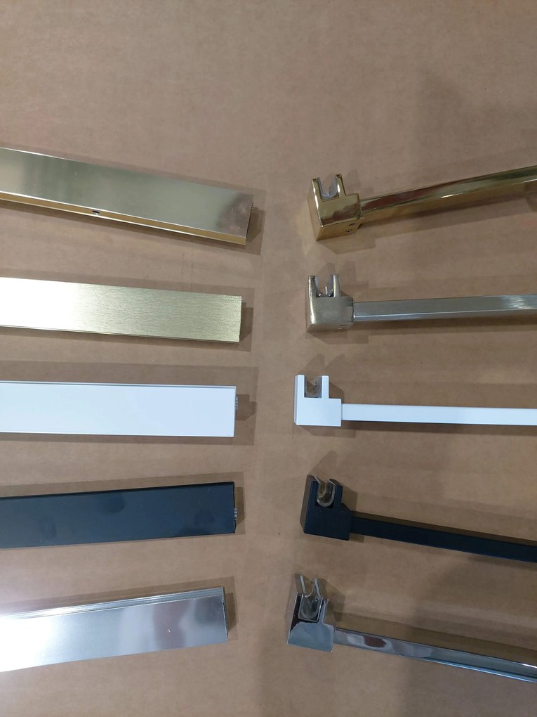 Erga Paris, profilsín zuhanyparavánokhoz 8mm üvegvastagsággal, hossz 200cm, króm, ERG-V02-PARIS-PROFILE-CR