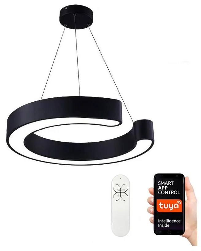 Immax NEO 7134- LED SMART Dimmelhető csillár zsinóron CÉČKO LED/43W/230V+RC 60 cm