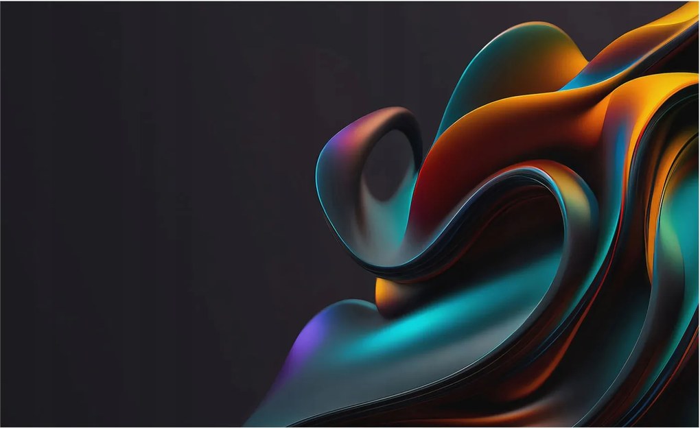 Fotótapéta Flizelina Nappali és Hálószoba Irodába Színes örvény 416x254 Ragasztó