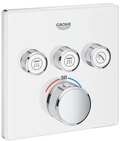 Grohe Smart Control zuhany csaptelep termosztatikus csapteleppel hold fehér, yang fehér 29157ls0 G29157LS0
