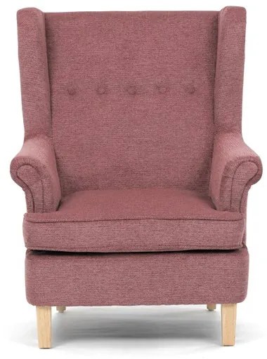Füles fotel rózsaszín szövettel. AK-388 PINK2