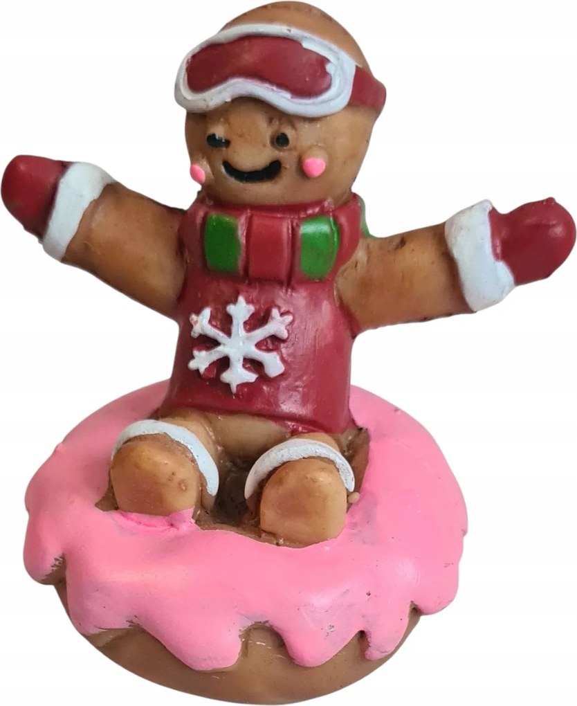 Falu Karácsonyi Jelenet Mágikus Village Süti Figura