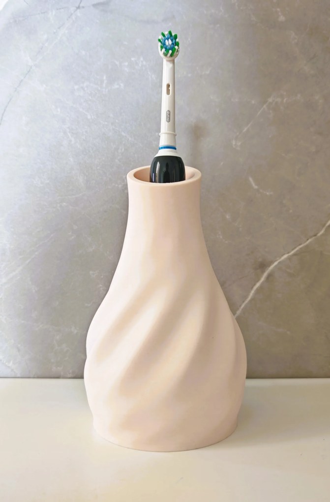 Tároló rendszerező váza elektromos fogkefék rejtett kábelek