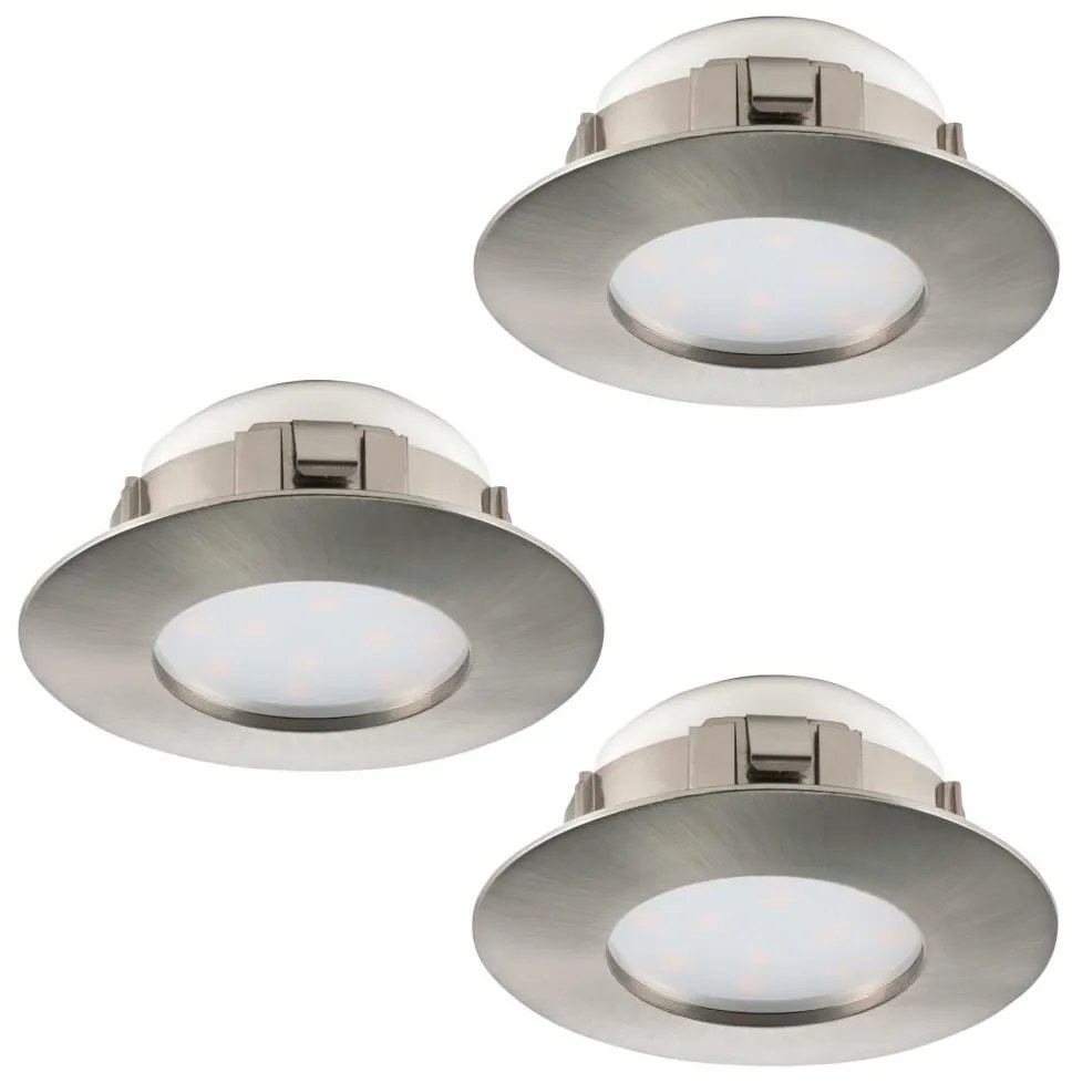 Eglo 95816 - SET 3x LED Beépíthető lámpa PINEDA 1xLED/6W/230V