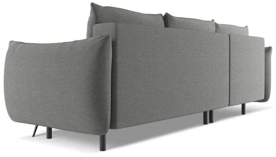 Világosszürke sarokkanapé (bal oldali) Malie – Makamii