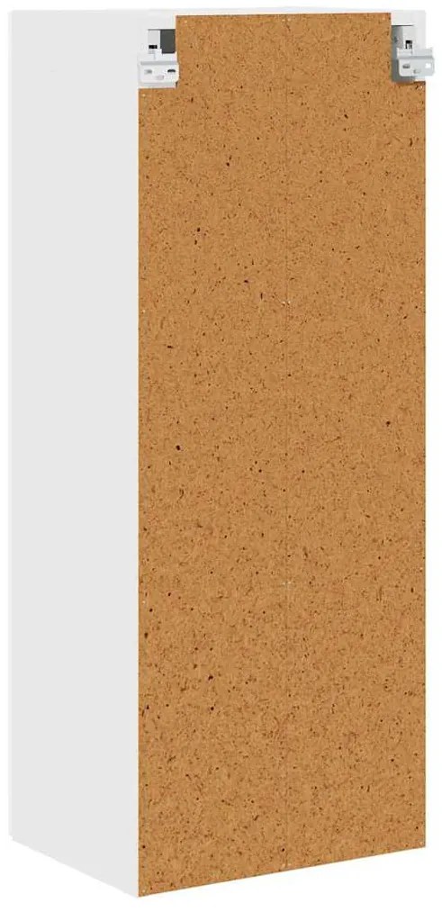 Fali konyhaszekrény polcokkal Fehér 40 x 31 x 100 cm Faanyag