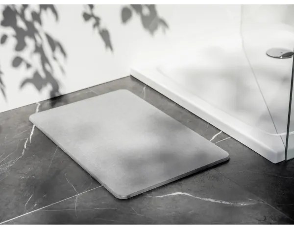 WENKO 24936100-SIMI fürdőszőnyeg 39x60 cm szürke