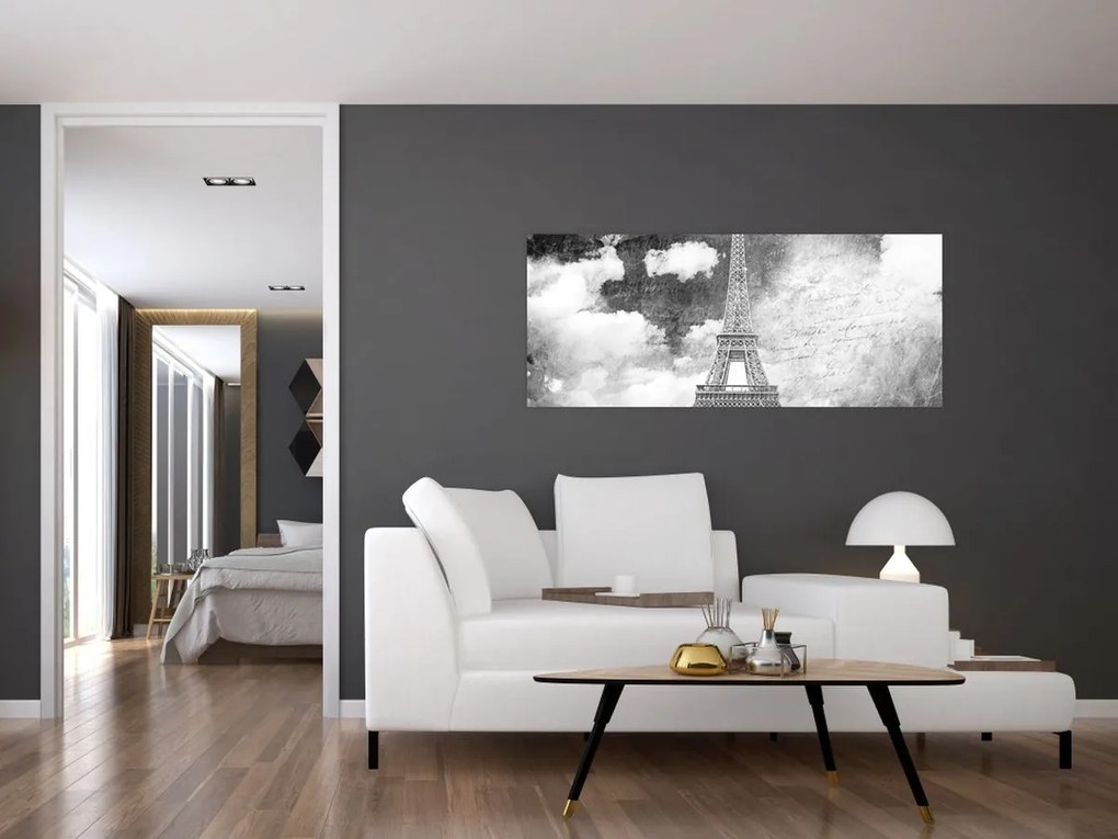 Kép - Vintage képeslap a városról N⁰3 (120x50 cm)