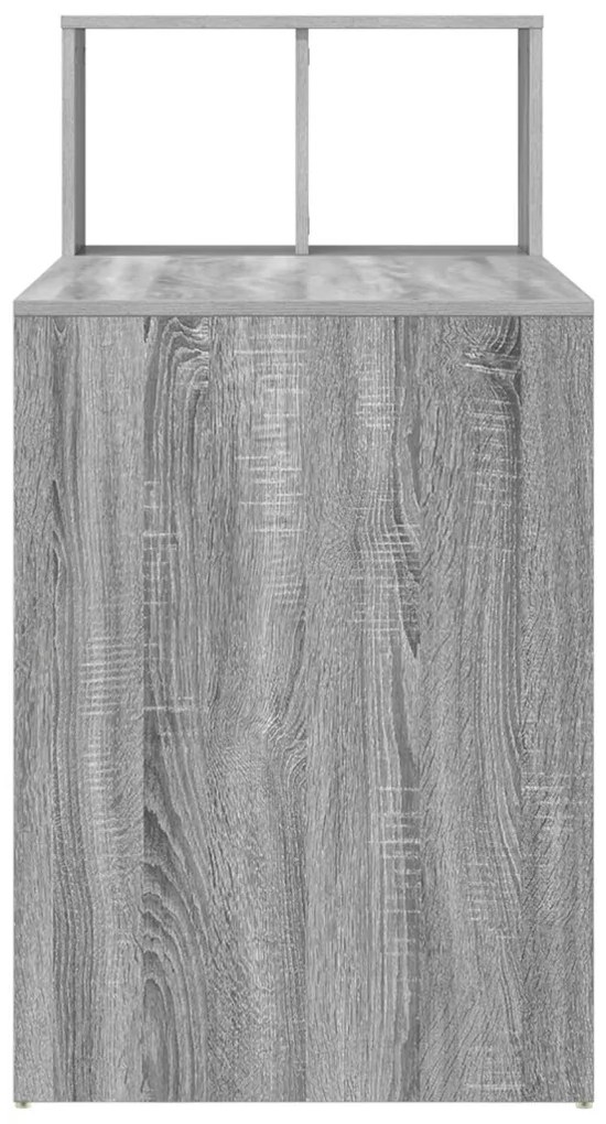 Íróasztal Szürke Sonoma MDF, laminált Közepes Szürke íróasztal