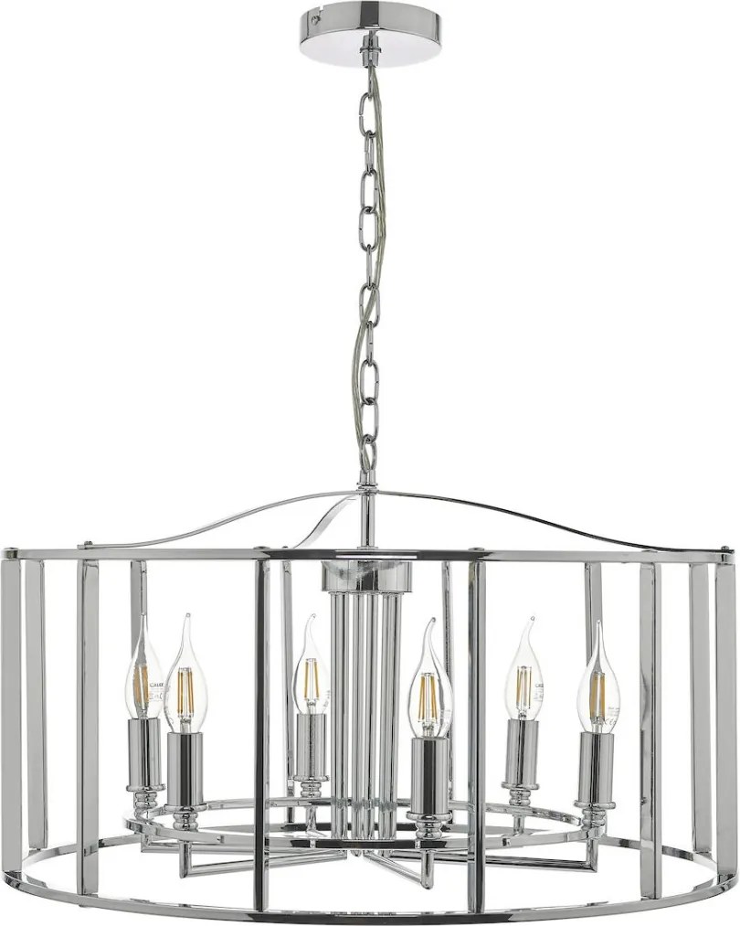 Dar Lighting MYKA MYK0650 Függőlámpa 6x40W/E14