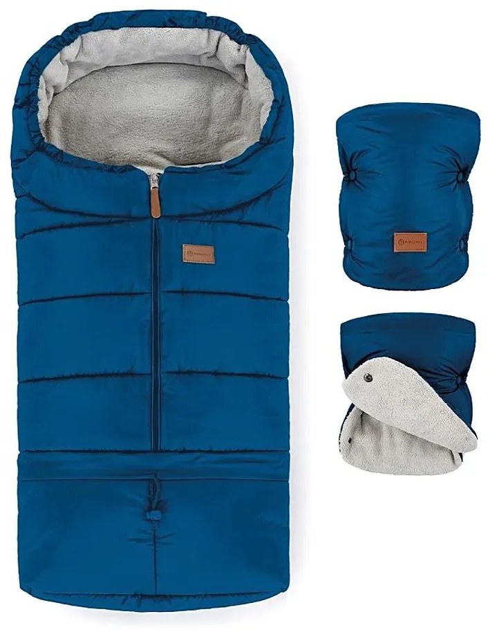 PETITE&MARS 3v1 JIBOT gyerek bundazsák + kézmelegítő, kék