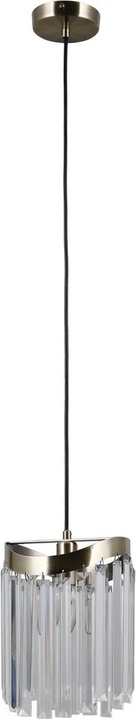 Italux glamour kristály függeszték sabriga antik bronz itxpnd-44544-1