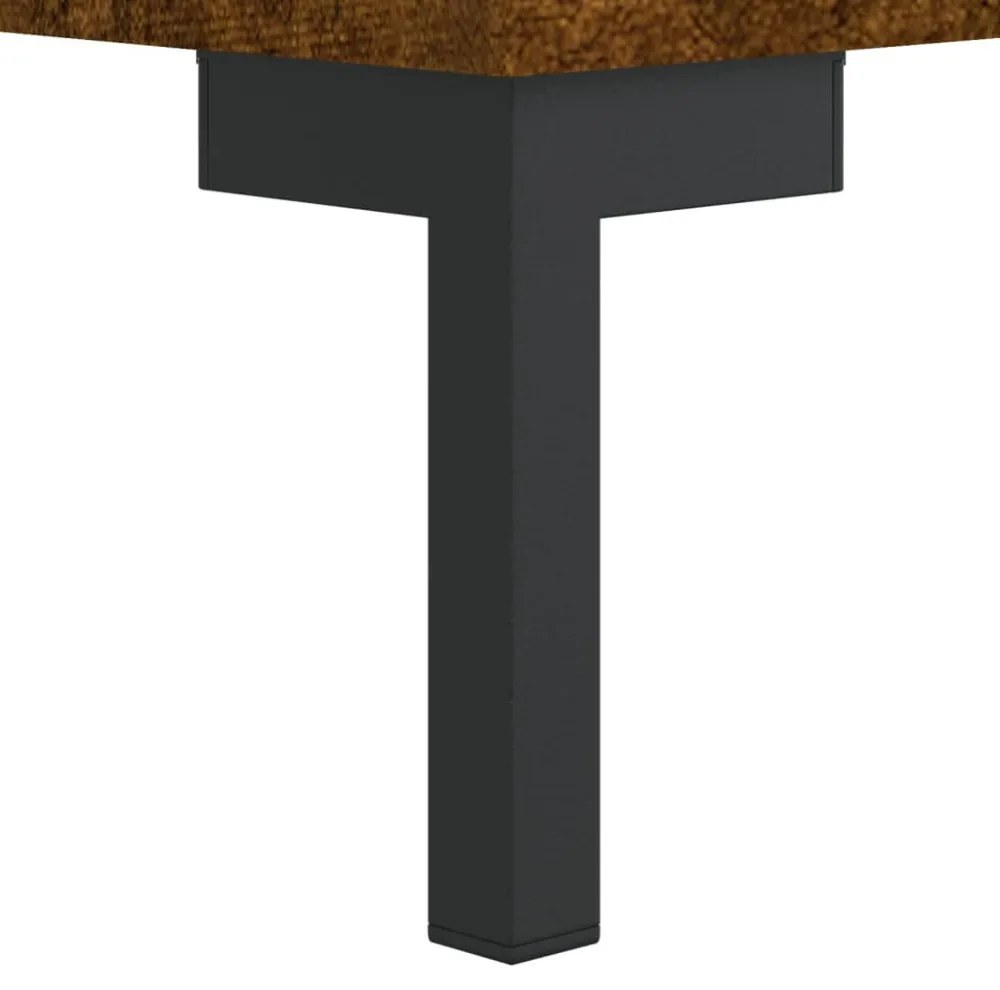 füstös tölgy színű szerelt fa TV-szekrény 102 x 36 x 50 cm